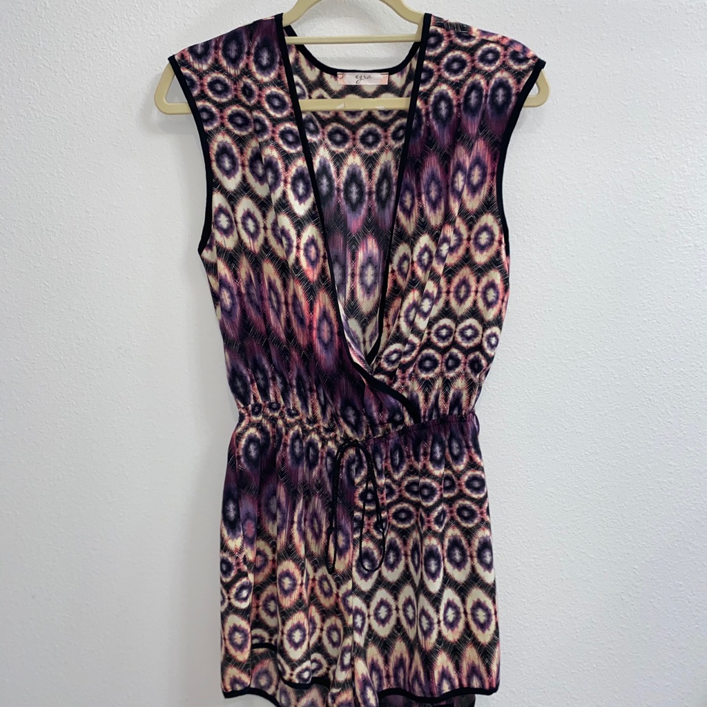 Fun Patterned Romper!